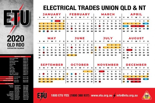2020 Etu Contracting Eba Rdo Calendar